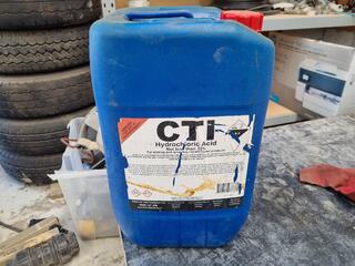 CTI Hydrocloric Acid, 32%, Partial 21.2L jug