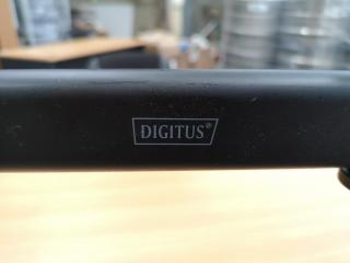 Digitus Adjustable Dual Monitor Workstation Desk Stand Rack