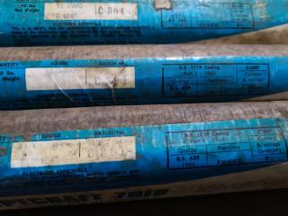 6x Vintage EMF Pipe craft 7010 Cellulose Type Welding Electrodes