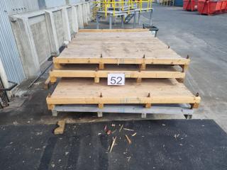 5 x Large Wooden Platforms 