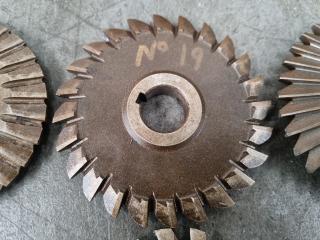 5 x Milling Machine Cutters