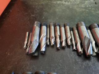 Large Lot of Milling Machine Endmills 