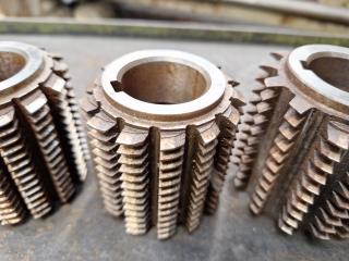 5 x Gear Hobber Cutters