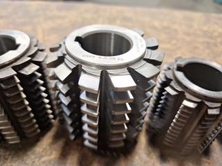 5 x Gear Hobber Cutters