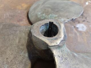Vintage Brass Propeller