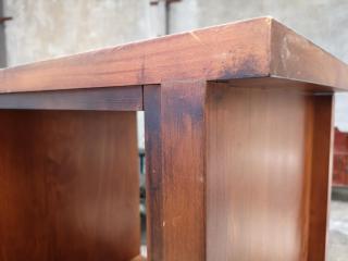 Contemporary Wood Shelf Unit for Home or Cafe