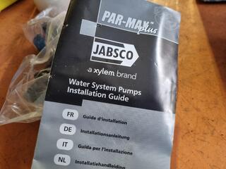 Jabsco Constant Flow Water Pressure Pump, As New