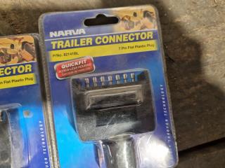 Assorted Trailer Electrical Connection Plugs & Sockets