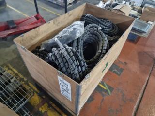 Crate of Assorted Lenth/Diameter Cable Guides