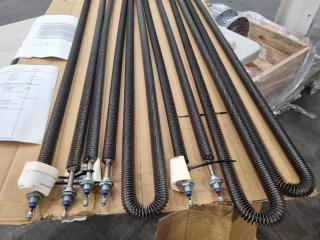 6x Industrial Electric Heating Coils, 3500W each