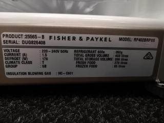 Fisher & Paykel 403L Refrigerator Freezer