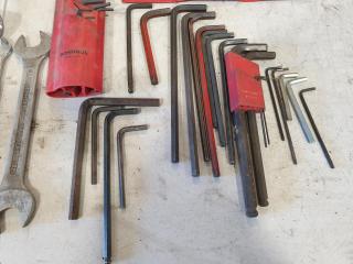 Large Lot of Spanners and Allen Keys