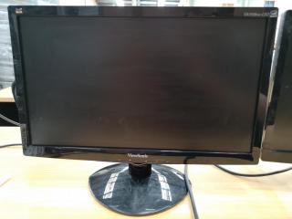 2x ViewSonic 19"" LED Computer Monitors