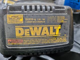 DeWalt 18V Reciprocating Saw DC385, w/ Accessories, Faulty Charger?