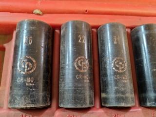 Chicago Pneumatic Metric Deep Impact Socket Set