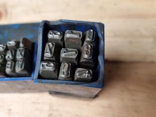 Sets of Steel Letter and Number Stamps