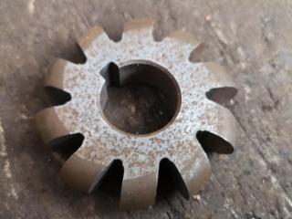 6x Assorted Mill & Gear Cutters