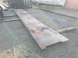 Large Sheet of 8mm Bisalloy Plate Steel