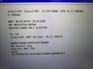 Acer Aspire 7 VN7-791 Laptop Computer w/ Intel Core i7 & Windows 10