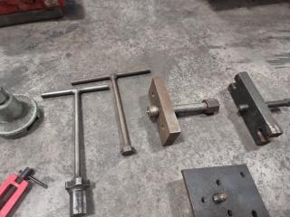 Assortment of Workbench Clamps/Securing Equipment