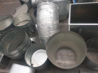 Large Bin of Duct Components