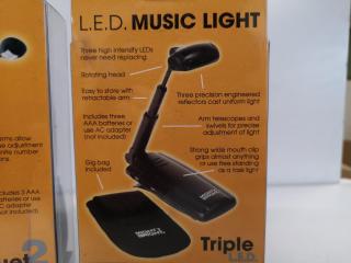 2x Mighty Bright LED Music Lights