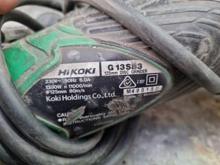 Hikoki Corded 125mm Angle Grinder, Damaged cord