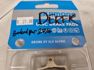 Assorted Shimano Branded Bike Parts, Brakes & Components