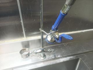 Commercial Double Sink Unit