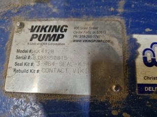 Viking Industrial Pump Assembly w/ SEW Eurodrive Motor & Reduction Box