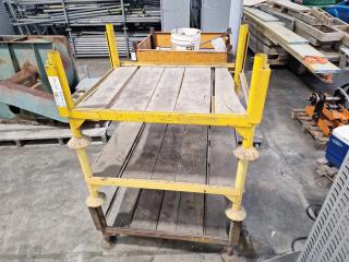 3x Industrial Heavy Duty Stackable Stillages