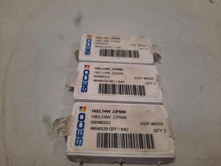 Assortment of Seco CP500 Inserts (17 Peices)