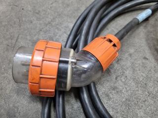 3-Phase Power Cable Lead, 7-Metre Length