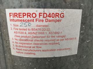 3x FirePro Intumescent Fire Damper Units FD40RG
