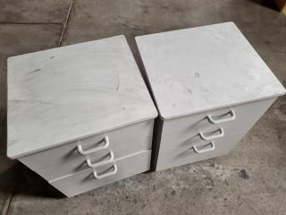 Pair of Office Mobile Drawers