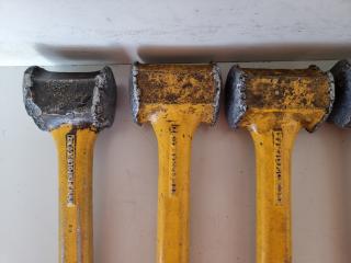 7 Solid Aluminium Softface Hammers