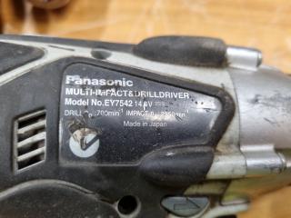 3x Panasonic 14.4V Drill Drivers + 1x Battery & Charger
