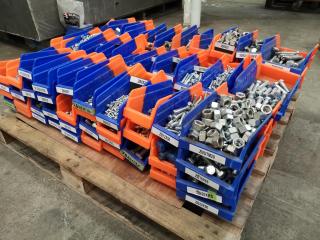 Pallet of Assorted Fixing / Fastening Hardware & More