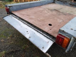 Small Single Axle Trailer, no Rego or WOF