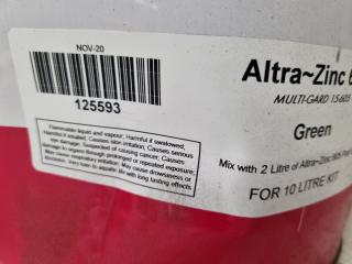 Carboline Altra-Zinc 605 Multiguard 15605 Primer, Green & Part B