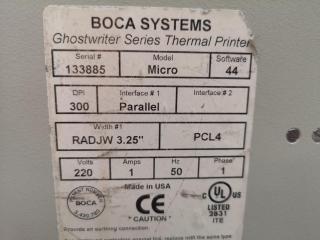 Boca Ghostwriter Micro Thermal Ticket Printers, 2x Units