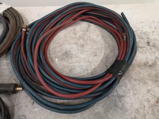 Assorted Welding Cables, Hoses & Components