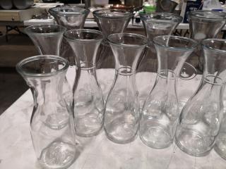 21x Assorted Glass Water Pitchers, Mugs