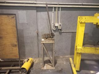 Metal Shear on Stand