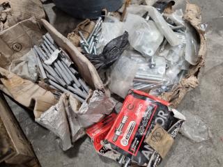 Pallet of Assorted Fastening Hardware & More