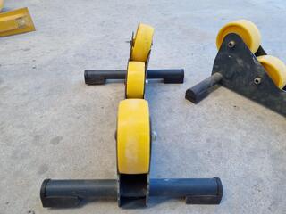 3x Sets of Pipe Roller Supports