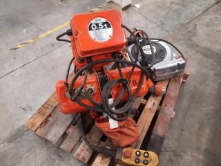 Nitchi 0.5 Tonne Electric Chain Hoist and Trolley