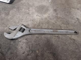 18" Crestoloy Forged Steel Adjustable Wrench