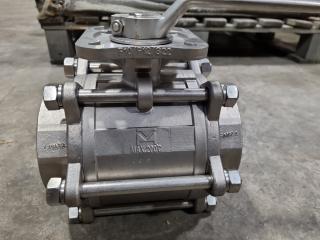 Stainless Steel Ball Valve, 100mm Flange