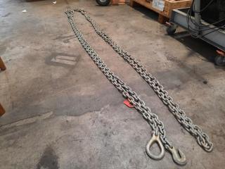 Pair of 4.8M Lashing Chains